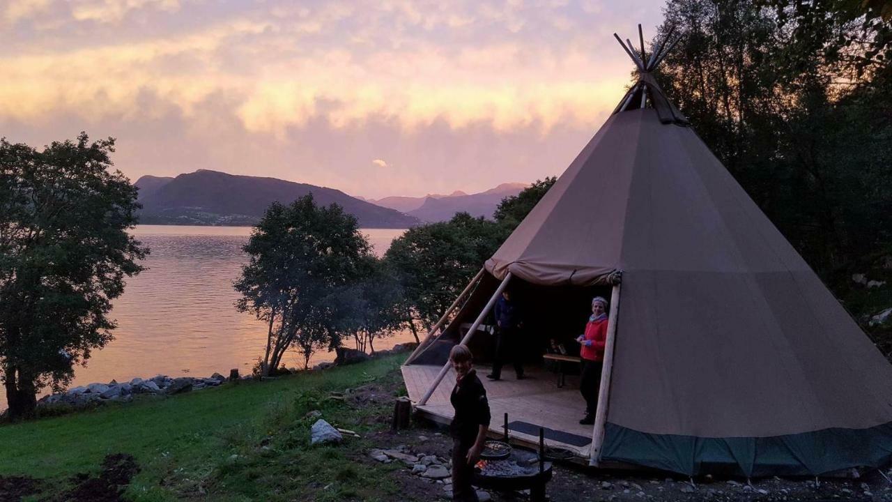 Tiny House With Fjordview! Vila Lauvstad Exterior foto